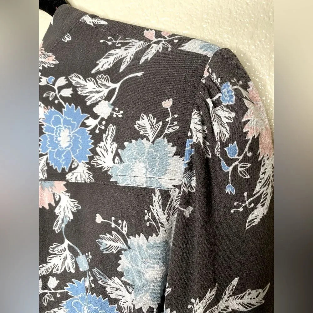 Free People Easy Girl Boho Tunic Floral Top - Picture 7 of 13